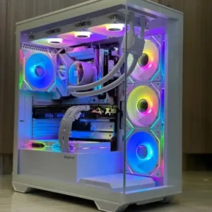 AOTESIER PC Gaming With Core I7 Processor/256G SSD 8GB /16GB RAM 3200MB DDR3/Windows 11 HD Graphics 4600 Graphics/ White